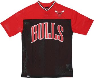 New Era Chicago Bulls Grafische Tee - Heren - Fitness - Veelkleurig - 2XL - Polyester - Fitness