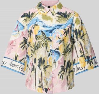 Vero Moda Loose Fit Hemdbluse aus Bio-Baumwoll-Mix Modell EDITH in Offwhite, Gr&ouml;&szlig;e XL