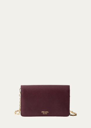 Prada Mini Saffiano Leather Shoulder Bag