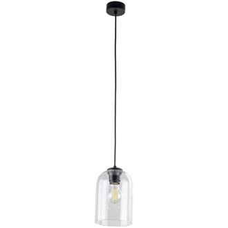Luminosa Light Designs TK Molly Lampada a sospensione sottile da soffitto nera 1xE27