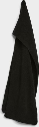 Simons Womens Solid alpaca-wool scarf Exclusive collection from Italy