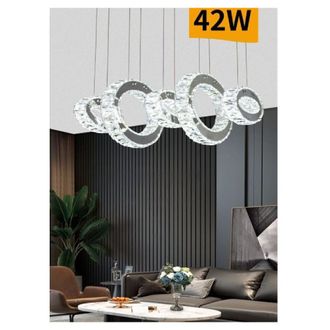 Trade Shop Trade Shop Traesio - Trade Shop - 42watt Led Apoyos 5 A&ntilde;os Con Luz Cristal Fredda 8000k B58