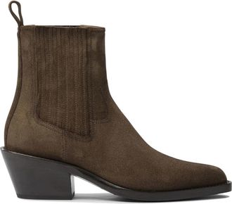 Henderson Allyson 69D Suede - Dames - Cowboylaarzen - Bruin - 38 EU - Leer - Schoenen