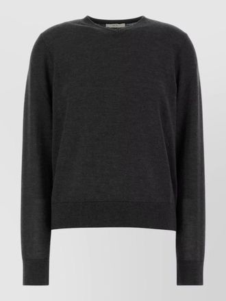 The Row cashmere blend ondre crew neck sweater