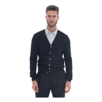 Gran Sasso Truien & Vesten, Heren, Blauw, L, Wol, Cardigan 01214_58185_14296_598