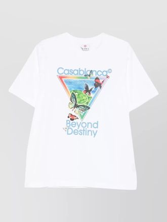 Casablanca graphic cotton t-shirt
