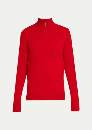 Polo Ralph Lauren Mens Cashmere Half-Zip Sweater