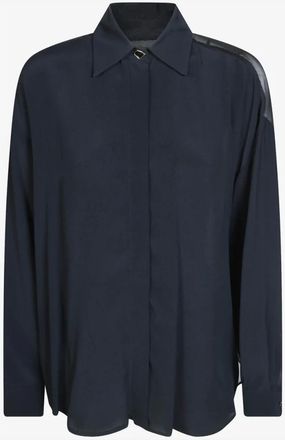 Dondup Camicia in crepe de chine dal taglio rilassato - - Blouses & Shirts - Donna - Nero - L