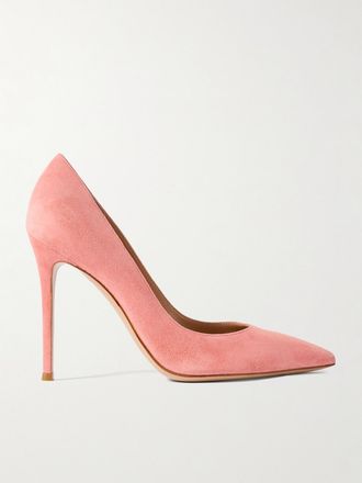 Gianvito Rossi Décolleté In Camoscio 105 - Rosa