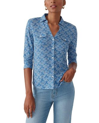 J.McLaughlin J.Mclaughlin Brynn Linen-Blend Top