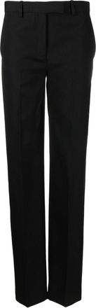 Versace virgin-wool tailored trousers - women - Virgin Wool/Cupro/Viscose - 38 - Black