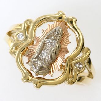 C&A Pink Gold White Gold Yellow Gold Pink Gold (10K) White Gold (10K) Yellow Gold (10K) Band Ring (Pre-Owned)