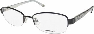 Marchon Womens East Side Tammany Eyeglasses In Black