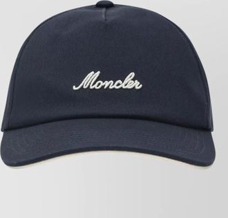 Moncler embroidered cotton baseball cap