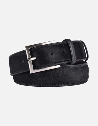 Elliot Rhodes Mens Elliot Rhodes Horsy Leather Belt Black - Size: UK 34