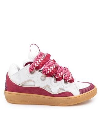 Lanvin Sneakers In Leather, Fabric And Suede