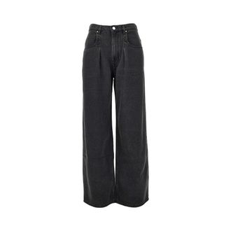 Isabel Marant Wide-leg denim pants Woman 36