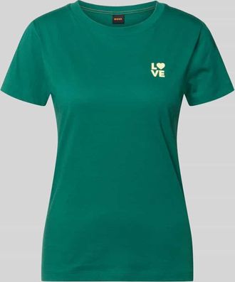 Boss Orange by Hugo Boss BOSS Orange Regular Fit T-Shirt aus reiner Baumwolle Modell C_ESOGO_3 in Dunkelgruen, Gr&ouml;&szlig;e XL