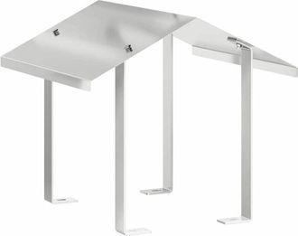 vidaXL Vidaxl - Campana De Chimenea Plateado 40 X 40 X 37.5 Cm Acero Inoxidable