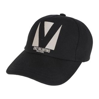 Valentino Garavani Klassieke Baseballpet - Heren - Petten - Zwart - 59 CM - Katoen - Accessoires