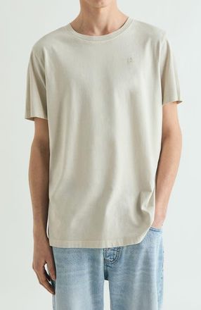 Scalpers Regular Fit Embroidered T-Shirt in Lightgrey at Nordstrom, Size X-Large