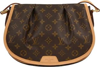 Louis Vuitton 2011 PM Menilmontant Monogram shoulder bag - Bruin