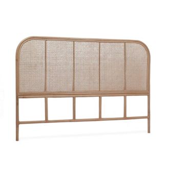 Sweeek Cabecero de rat&aacute;n natura y ca&ntilde;a