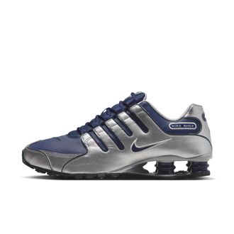 Nike Mens Shox NZ Shoes in Blue | 378341-402