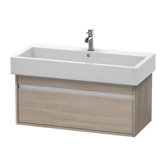 Duravit Duravit Ketho Mueble Lavabo De Pared 6688, 1 Extra&iacute;ble, 950mm, Para Vero, Color (frente/cuerpo): Decoraci&oacute;n Pino Plata - Kt668803131