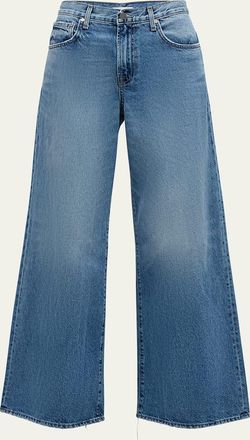 TWP Tiny Dancer Wide-Leg Denim Jeans