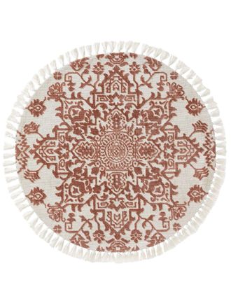benuta Alfombra redonda terracotta &oslash; 150 redondo