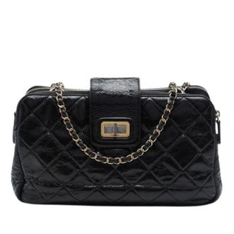 Chanel Pre-owned Quilted Leather Tote - Dames - Pre-owned - Zwart - Maat: ONE Size Leer
