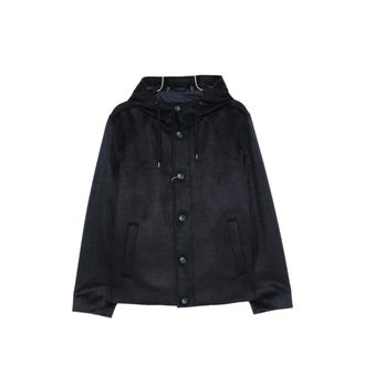 Herno Hooded Button-fastening Jacket