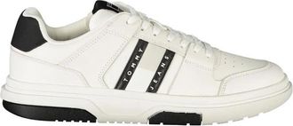 Tommy Hilfiger Modieuze Sport Sneakers - Heren - Sneakers - Wit - 45 EU - Leer - Schoenen
