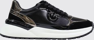 Pinko Sneakers Gem 15 Pinko in pelle traforata e camoscio