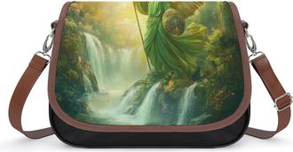 Generic Archangel Gabriel Crossbody Bags for Women Fashion Leather Shoulder Handbags With Adjustable Strap