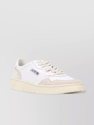 Autry low top leather/suede sneakers