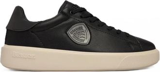 Blauer Buck 07/Lea Sneaker - Heren - Sneakers - Zwart - 42 EU - Leer - Schoenen