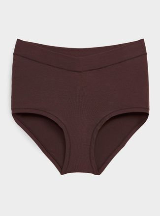 Miiyu Womens Stretchy high V-waist Hipster Panties TENCEL TM modal