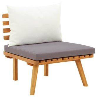 vidaXL Vidaxl - Silla De Jard&iacute;n Con Cojines Madera Maciza De Acacia
