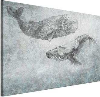 OEM Cuadro Sobre Lienzo Italiano De 90 X 60 Cm - Estilo Moderno - Animales Cuadro Sobre Lienzo Italiano De 120 X 80 Cm - Estilo Moderno - Animales