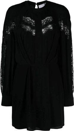 Iro Casual Midi Jurk Belinda - Dames - Korte kleedjes - Zwart - M - Kleedjes