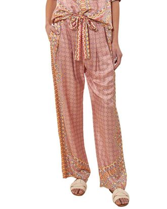 Hale Bob Silk-Blend Pant
