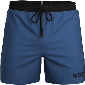 BOSS Starfish Swim Trunks in Blue at Nordstrom, Size X-Large