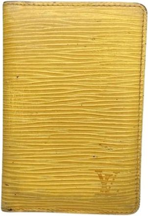 Louis Vuitton Pre-owned Rosalie Kaarthouder - Heren - Vintage Accessoires - Geel - ONE Size - Leer - Vintage