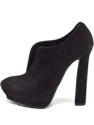 Bottega Veneta 140mm suede platform boots - Zwart
