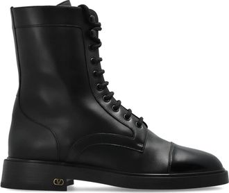 Valentino Garavani Botas de tobillo de piel - Shoes - Mujer - Negro - 41 EU