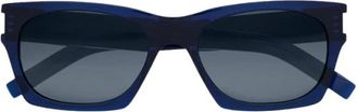 Saint Laurent Accessoires, Heren, Blauw, ONE Size, Zonnebril