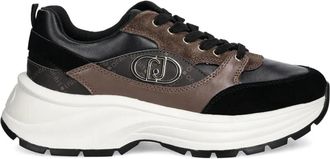 Liu Jo Sneakers met logo - Zwart