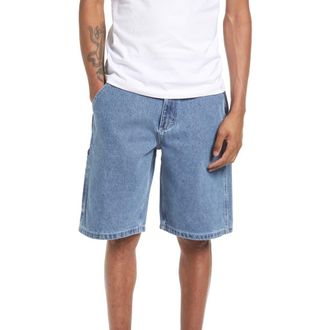 Vans Drill Chore Loose Fit Cotton Denim Shorts in Stone Wash at Nordstrom Rack, Size 34